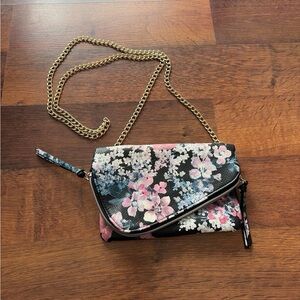 Floral crossbody purse